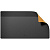 DESK-MAT-BLKKFT Настольный коврик DESK MAT BLACK / KRAFT, цвет: черный/крафт